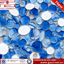 new Oval design Mosaic Glass Tiles in Acrylic for house wall decoration